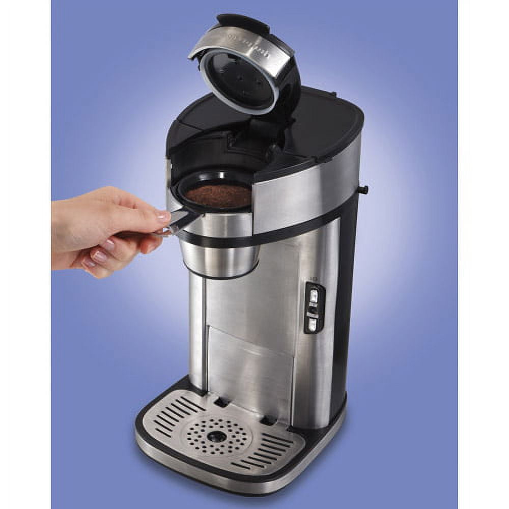 Hamilton Beach® Scoop Single-Serve Coffee Maker, Color: Stainless