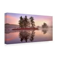 thumbnail image 4 of Canvas Wall Art - Patrick Zephyr 'Islands in The Pink' Wall Art for Living Room, Bedroom, or Office Décor by Trademark Fine Art - 32 x 16 Inches, 4 of 4