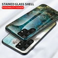 thumbnail image 4 of Allytech Galaxy S25 Ultra Case Marble, Tempered Glass Back Cover TPU Shockproof Protective Anti-scratch Slim Fit Case Cover for Samsung Galaxy S25  Ultra 5G - Red, 4 of 9
