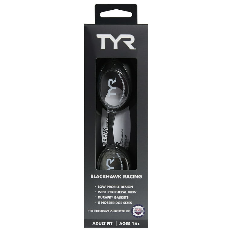 TYR Adult Fit Blackhawk Non-Mirrored Goggle - Walmart.com