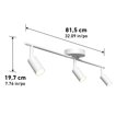 thumbnail image 3 of Artika Rowen Contemporary Track Light Fixture 3-Light White, 3 of 10