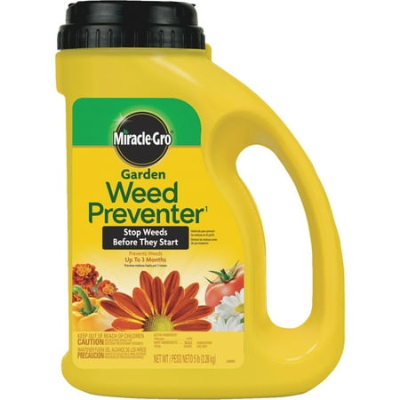 - Miracle-Gro Garden Weed Preventer