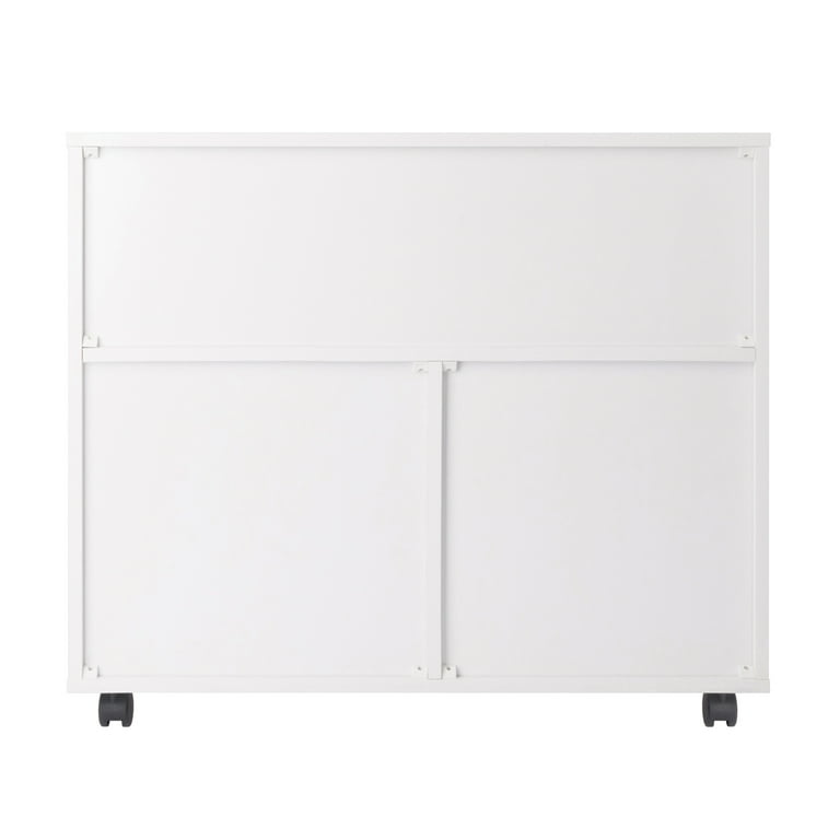 Winsome Halifax 3-Section Multi-Storage Mobile Cabinet 10633