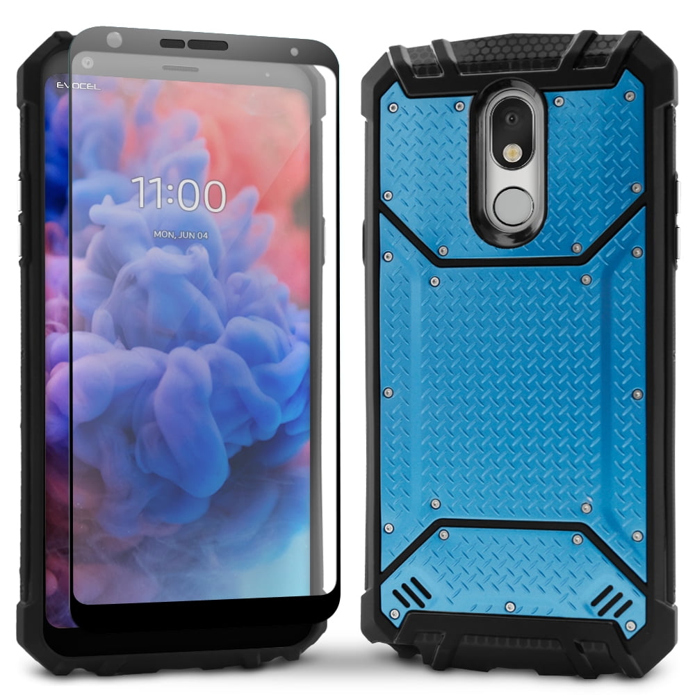 LG Stylo 5 Case, Evocel [Glass Screen Protector] Back