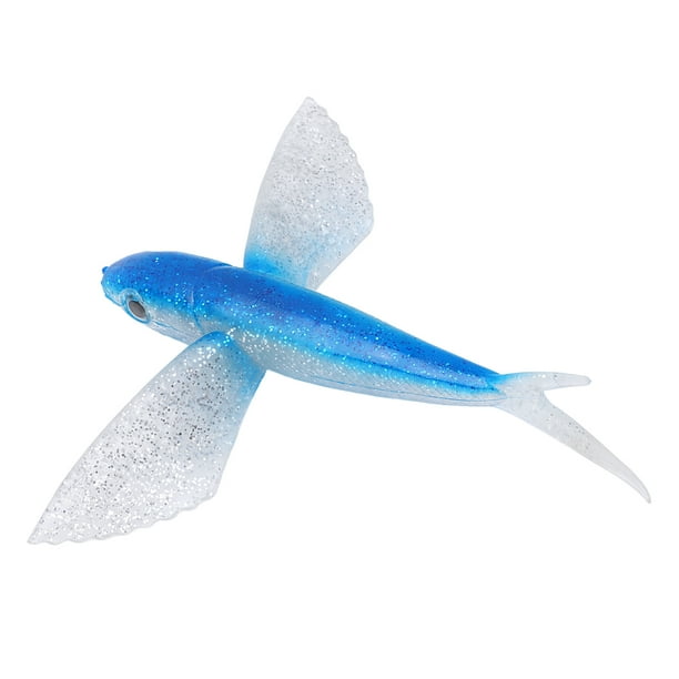 BuyWeek Fishing Bait,Fishing Lure Flying Fish Shape Artificial Lure Soft  Silicone Lure For Seawater Boat Fishing,Flying Fish Lure 