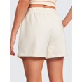 thumbnail image 2 of Shorts CRZ YOGA Cómodos de Algodón Blanco Talle M, 2 of 6