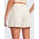 thumbnail image 2 of Shorts CRZ YOGA de Algodón tipo Sudadera Blanco Albaricoque XL, 2 of 6