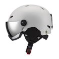 thumbnail image 5 of yotijay Snowboard Helmet Breathable Winter with Jaw Pad Shockproof Skateboard Helmet XL Light Grey, 5 of 9