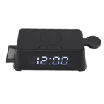 Alarm Clock Wireless Charger, Wireless Charger Multifunctional  for Headphone