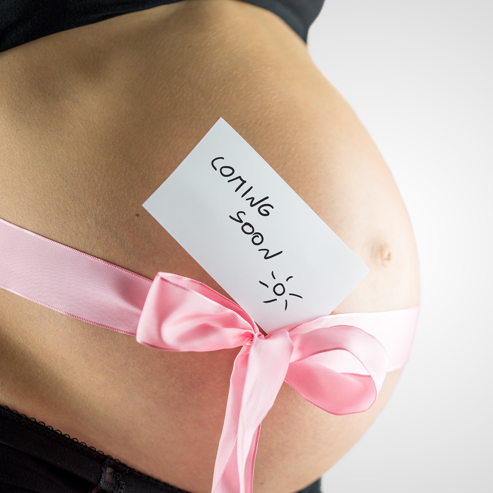 Unique Bargains 2 Pcs Maternity Belly Bands for Pregnant Women Black White