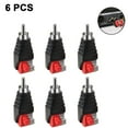 thumbnail image 1 of Juego de adaptadores de conector de audio macho a cable de altavoz de 6 piezas JR-R59-1A para una mejor conectividad de sonido, 1 of 8