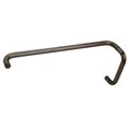 thumbnail image 2 of CRL BMNW8X220RB Oil Rubbed Bronze 8" Pull Handle and 22" Towel Bar BM Series Combination Without Metal Washers, 2 of 2