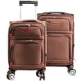 thumbnail image 1 of Juego de 2 Maletas de Viaje de Tela 18" y 15"  Equipaje con Ruedas y Asa Extensible, Maletas Ligeras y Resistentes para Cabina o Mano, Ideales para Viajar en Aerolínea o Fin de Semana, 1 of 5
