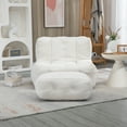 thumbnail image 3 of Jopath Fluffy Bean Bag Chair, Comfortable Bean Bag, Super Soft Lazy Sofa Chair With Memory Foam And Ottoman, Indoor Modern Focus Bean Bag Chair For Living Room, Bedroom, Apartment, 3 of 11