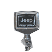 1986-1991 Jeep Grand Wagoneer Hood Ornament Base Chrome Silver Logo Emblem