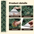 thumbnail image 5 of Gothic Peel and Stick Wallpaper Ravens Daisies Floral Elements Vintage Green Wall Mural 17.7in x 9.8ft Self Adhesive Removable Wall Paper Renter Friendly Wallpaper for Nursery Bedroom Cabinets, 5 of 8