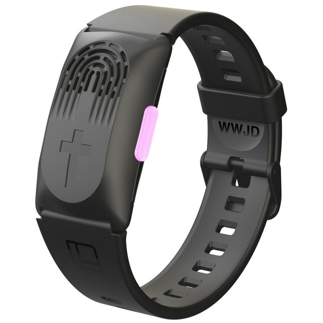Pulsera portátil con audio LIAISE WWJD Audio Bible, más de 300 versículos
