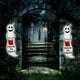 thumbnail image 3 of Xihbxyly Colgador de Puerta de Halloween, Decoración Colgante de Madera, Resistente a La Luz Solar, Alambres Preensamblados, Decoración para Puerta de Entrada o Jardín, Festividad de Temporada, Tamañ, 3 of 6