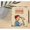 thumbnail image 4 of Koyal Wholesale Funny Mother's Day Jumbo Card With Envelope, You're One Badass Mother, Set of 1, 4 of 5