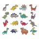 thumbnail image 1 of Patch Dinosaure,16 Pcs Patches Repasser,Ecusson Dinosaure,Patch Autocollants,Pice Thermocollante Vtements,Broderie Dcoration Patches,Renfort Geno-M, 1 of 5