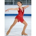 thumbnail image 3 of Haitryli Children Girls Ballet Lyrical Dance Outfits Competitions Clothes Figure Ice Skating Dress Gymnastics Tutu Skirt Red 8, 3 of 7