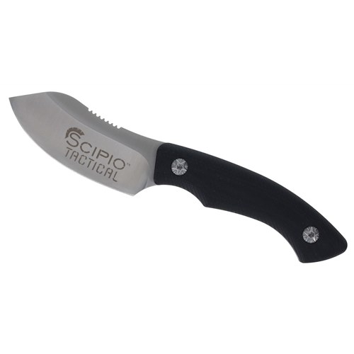 Scipio Grunt Fixedblade Knife 3inch Blade Black Grunt Fixedblade