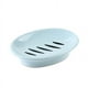 thumbnail image 1 of Paquete de 2 jaboneras con soporte para jabón de drenaje, fácil limpieza, ahorrador de jabón, bandeja de jabón blanda para ducha, baño, cocina (azul), 1 of 5
