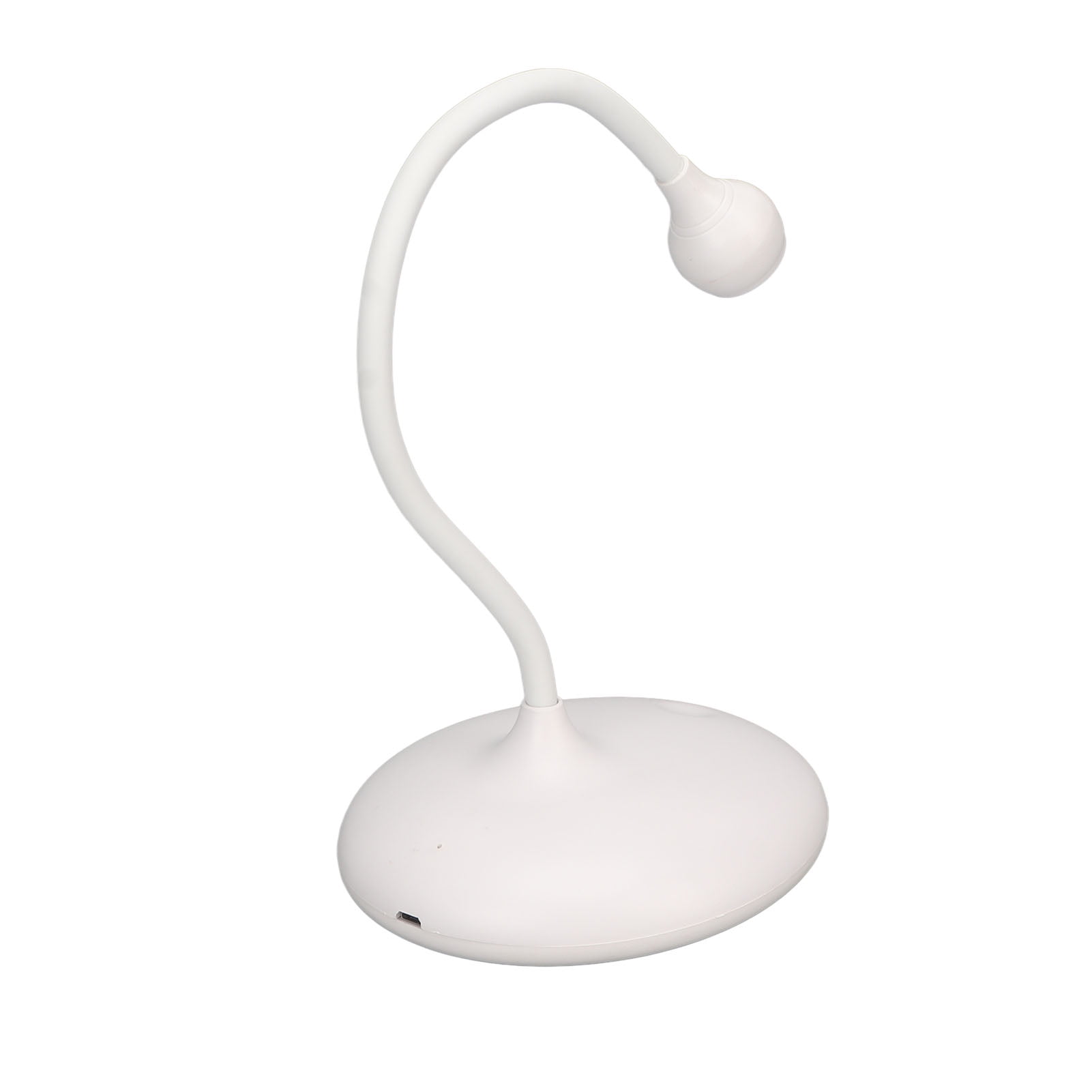 Yajisi UV LED Nail Lamp with 360 Degree Rotatable Gooseneck Flexible 3 Level Brightness Gel Curing Light Built-in Rechargeable Desk Nail Polish Dryer Tool, 5.9 inches / 15 cm