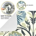 thumbnail image 2 of Yayeee Dish Drying Mat for Kitchen Counter 16"x18" Microfiber Absorbent Pad, Blue Floral Pattern, 2 of 7