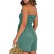 thumbnail image 3 of Romper AUDIO para verano, casual, sin tirantes, para mujer, color verde claro, talla M, 3 of 6