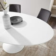 thumbnail image 7 of Modway Lippa 47" x 78" Oval Modern Wood Dining Table in White, 7 of 7