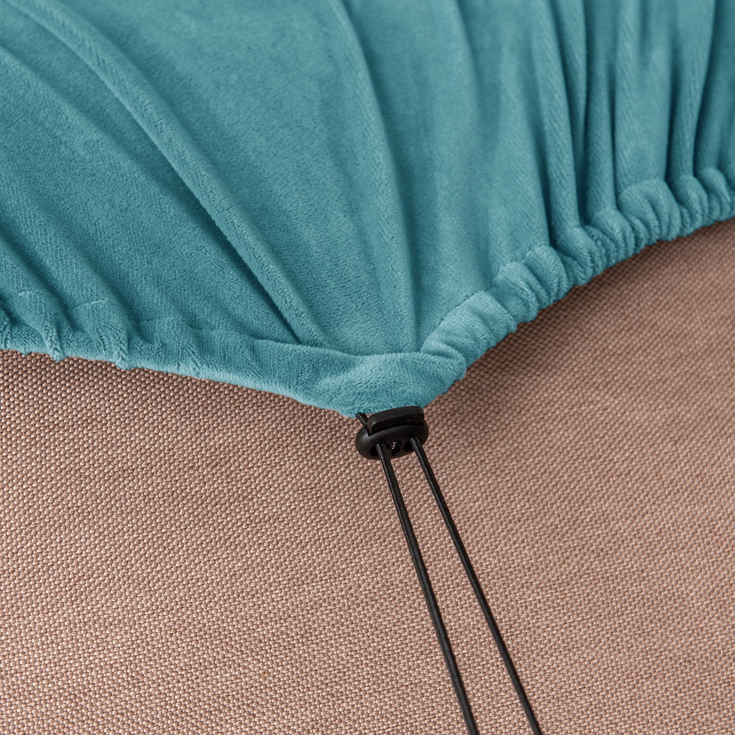 Eurhowing Velvet Sofa Slipcover, Pet-Friendly Stretch Couch Cover with Non-Slip Bottom & Cushion Covers, Washable Furniture Protector for Armchair, Blue