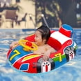 thumbnail image 4 of Flotadores de piscina para niños, volante inflable, flotador de agua para niños con asa, anillo de natación para bebés de 1 a 2 años, 4 of 10