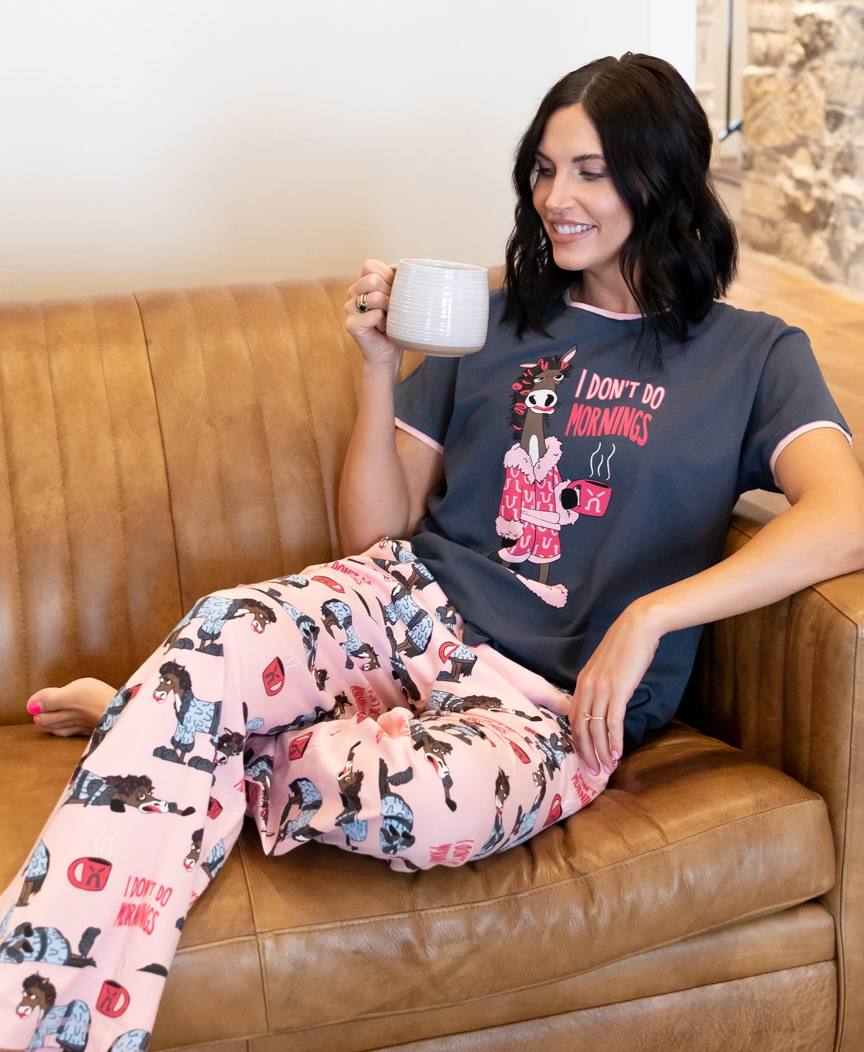 Lazy One Pajamas for Women, Cute Pajama Pants and Top Separates, Rise &  Shine, Chicken, Chicks, Animals, Farm