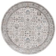 thumbnail image 2 of SAFAVIEH Bel Air Hartley Oriental Polyester Area Rug, Beige/Gray, 6'7" x 6'7" Round, 2 of 11