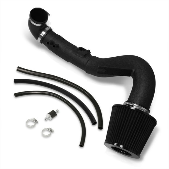 AJP Distributors JDM Cold Air Intake CAI Induction System Kit Black Aluminum Piping Pipe   Filter Compatible/Replacement For Honda Civic Si K20Z3 2.0L 2006 2007 2008 2009 2010 2011 06 07 08 09 10 11