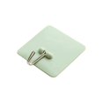 thumbnail image 1 of Self-Adhesive Wall Suction Hooks Square Bathroom Kitchen Storage Organizer Hook(Green), 1 of 1