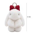 thumbnail image 3 of Bunny Keychain with Tin - 5.1" Handmade Bunny Plush Keychain with Gift Tin Box, Soft Rabbit Bag Charm Pendant, Cute Fluffy Key Ring Accessory for Backpack Purse Keys Gift Idea, 3 of 13