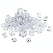 Mfigree Reusable Ice Cubes Plastic Ice Cubes Refreezable Washable Acrylic Ice, Ideal for Boys & Girls 3-13 Years Old Birthday Christmas Halloween Gifts