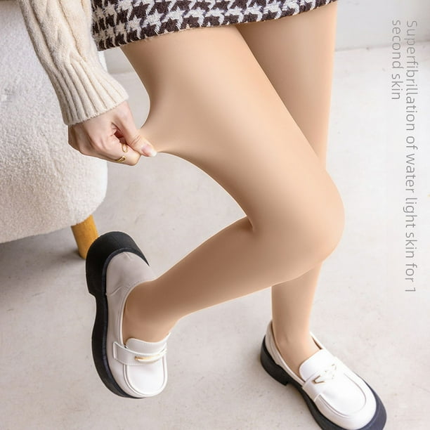 Calcetines ligeros de agua para mujer, transparentes, con piernas ligeras, medias de seda invisibles realistas, artefacto femenino para primavera, otoño e invierno, además de pantimedias de carne