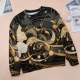 thumbnail image 6 of Abstract Flowers Mom Sweatshirt For Women Long Sleeve Pullover, 6 of 7
