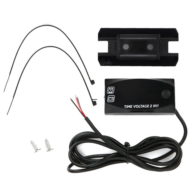 Medidor de voltios de motocicleta medidor de voltaje electrónico multifunción para motocicleta pantalla LED para reparación ANGGREK Otros