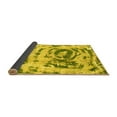 thumbnail image 2 of Ahgly Company Indoor Rectangle Abstract Yellow Modern Area Rugs, 8' x 10', 2 of 4