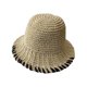 thumbnail image 1 of Sombrero de paja con circunferencia de 56-58 cm, sombrero de playa con protección solar para mujer, sombrero de viaje de ala grande para verano y playa, 1 of 6