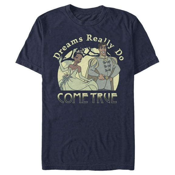 Men's The Princess and the Frog Dreams Really Do Come True Graphic T-Shirt