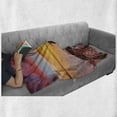 thumbnail image 6 of National Parks Soft Flannel Fleece Blanket, Lighthouse on the Harbor Sea Shoreline with Horizon Sky New England Design, Cozy Plush for Indoor and Outdoor Use, 50" x 60", Multicolor, by Ambesonne, 6 of 6