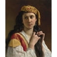 thumbnail image 2 of Charles Amable Lenoir 20x24 Black Ornate Framed Double Matted Museum Art Print Titled: Day Dreams, 2 of 5