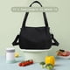 thumbnail image 5 of Bolsa de mensajero de nailon impermeable de gran capacidad | Bolsa de hombro de 15-20 L para gimnasio, viajes, para hombre y mujer | Compatible con portátiles para la escuela, el trabajo, el fitness, 5 of 9