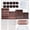 Brown, variant on Square 12-Pack Nonslip Matte Hair Claw Clips for Women - Large & Medium Size Set (4.33” & 1.97”), Strong Hold for Thin, Thick & Curly Hair, Neutral Claw Clips for Updo, Bun & Ponytail