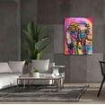 thumbnail image 6 of Epic Graffiti 'Elephant in Charge' by Dean Russo, Canvas Wall Art, 40"x54", 6 of 8